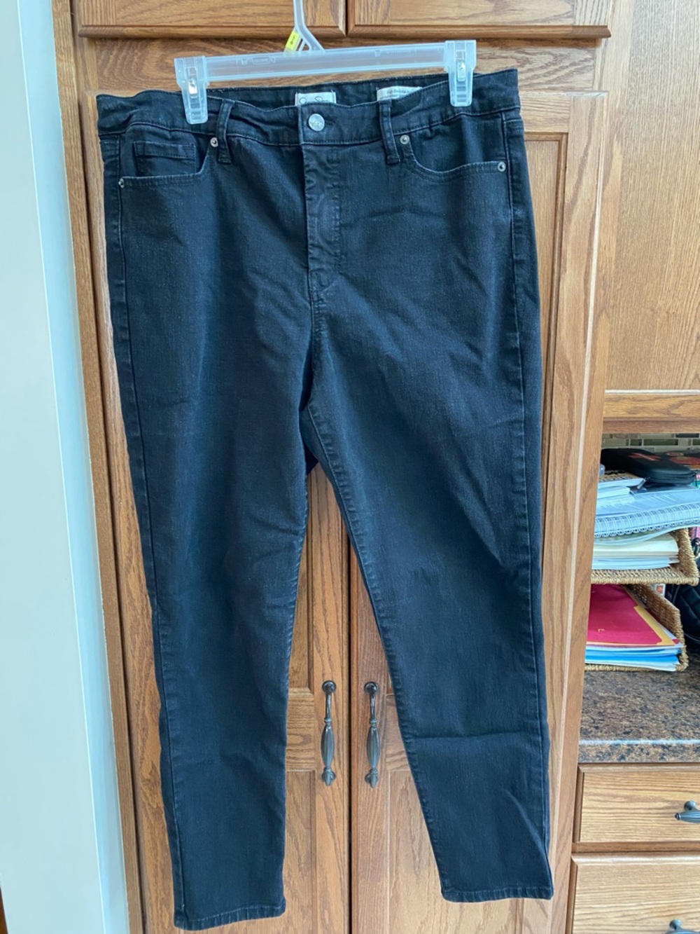 Vintage Jessica Simpson Black High-Rise Ankle Jeans